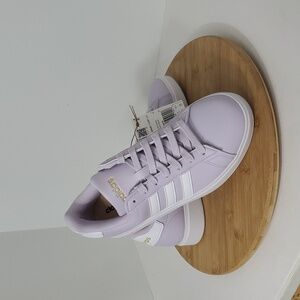 Adidas Grand Court 2.0 Women's Sneakers Silver Dawn Size 10 NIB